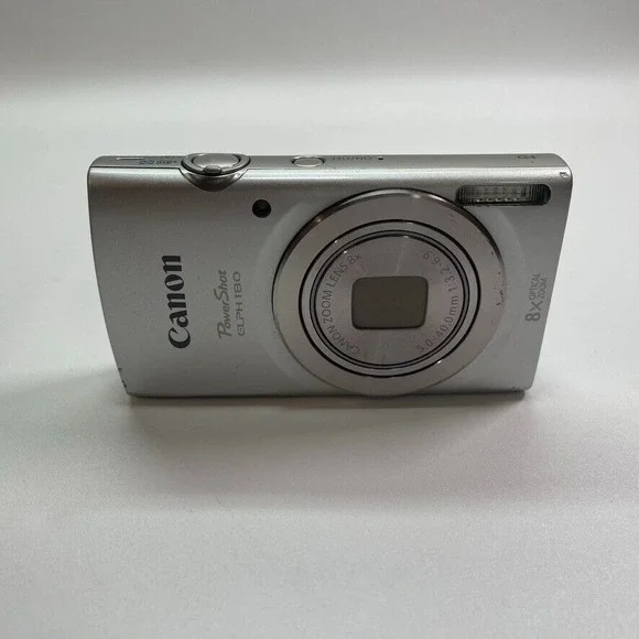 CANON PowerShot ELPH 180 DIGITAL CAMERA PC2275 8X ZOOM - Tested and Working! - Picture 3 of 6
